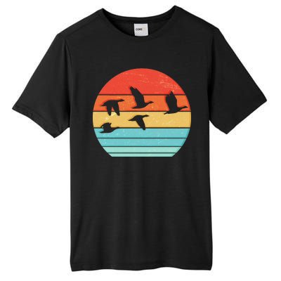 Retro Duck Hunting Sunset Tall Fusion ChromaSoft Performance T-Shirt