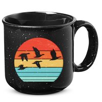 Retro Duck Hunting Sunset 15oz Campfire Ceramic Mug