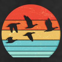 Retro Duck Hunting Sunset 12oz Stainless Steel Coffee Mug