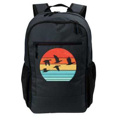 Retro Duck Hunting Sunset Daily Commute Backpack