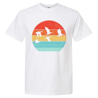 Retro Duck Hunting Sunset Garment-Dyed Heavyweight T-Shirt