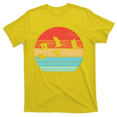 Retro Duck Hunting Sunset T-Shirt