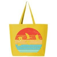 Retro Duck Hunting Sunset 25L Jumbo Tote