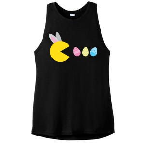 Retro Easter Egg Hunt Game Ladies PosiCharge Tri-Blend Wicking Tank