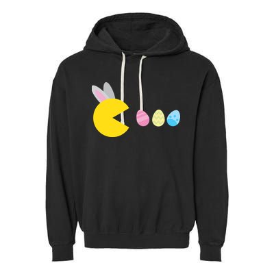 Retro Easter Egg Hunt Game Garment-Dyed Fleece Hoodie