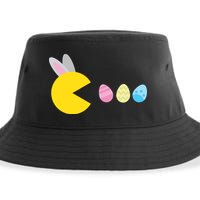 Retro Easter Egg Hunt Game Sustainable Bucket Hat