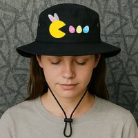 Retro Easter Egg Hunt Game Bucket Hat
