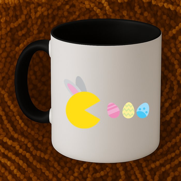 Retro Easter Egg Hunt Game Mug