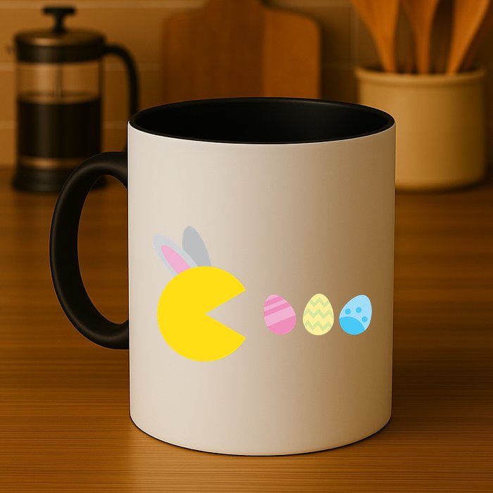 Retro Easter Egg Hunt Game Mug