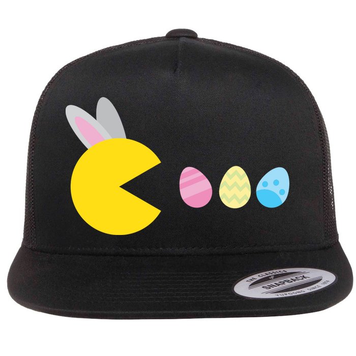 Retro Easter Egg Hunt Game Flatbill Hat