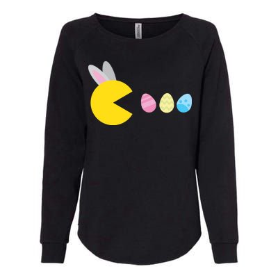 Retro Easter Egg Hunt Game Womens California Wash Sweatshirt