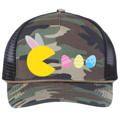 Retro Easter Egg Hunt Game Retro Rope Trucker Hat Cap