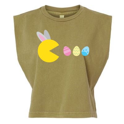 Retro Easter Egg Hunt Game Garment-Dyed Women's Muscle Tee