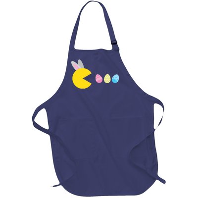 Retro Easter Egg Hunt Game Full-Length Apron With Pockets