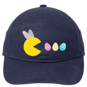 Retro Easter Egg Hunt Game 7-Panel Snapback Hat