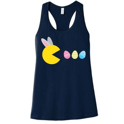 Retro Easter Egg Hunt Game Women's Racerback Tank