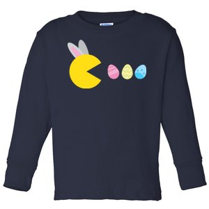 Retro Easter Egg Hunt Game Toddler Long Sleeve Shirt