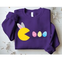 Retro Easter Egg Hunt Game Sweatshirt
