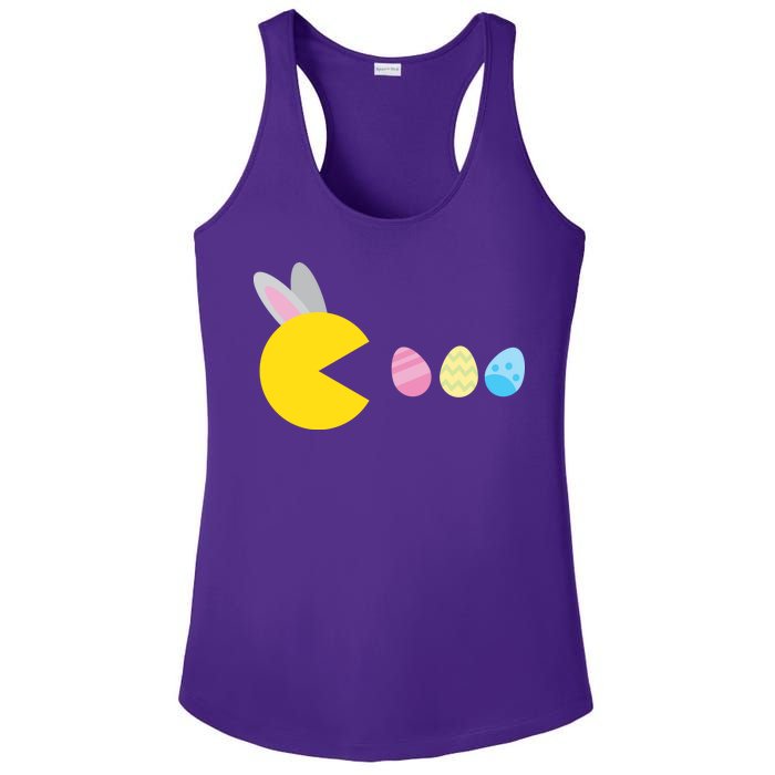 Retro Easter Egg Hunt Game Ladies PosiCharge Competitor Racerback Tank