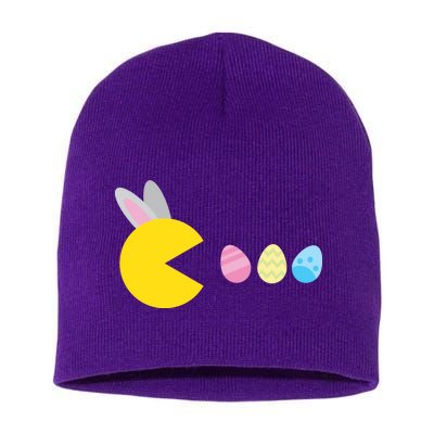 Retro Easter Egg Hunt Game Short Acrylic Beanie