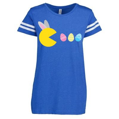 Retro Easter Egg Hunt Game Enza Ladies Jersey Football T-Shirt