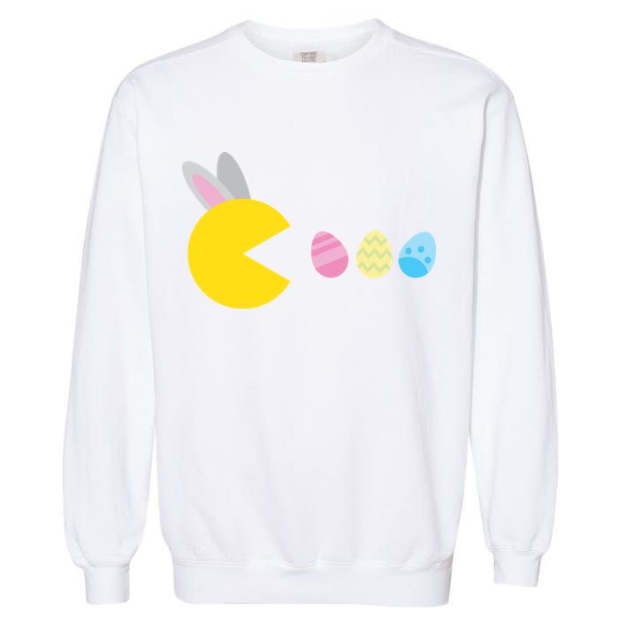 Retro Easter Egg Hunt Game Garment-Dyed Sweatshirt