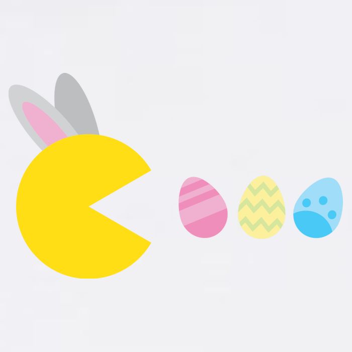 Retro Easter Egg Hunt Game Garment-Dyed Sweatshirt