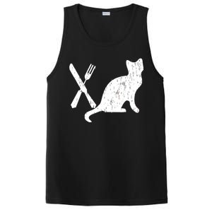 Retro Eat Pussy Funny Cat Spoon PosiCharge Competitor Tank