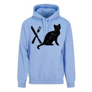 Retro Eat Pussy Funny Cat Spoon Unisex Surf Hoodie