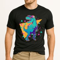 Retro Eighties Nineties Back to School TRex Dinosaur Cooling Performance Crew T-Shirt