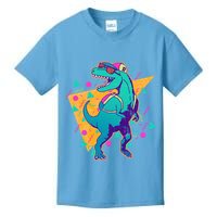 Retro Eighties Nineties Back to School TRex Dinosaur Kids T-Shirt