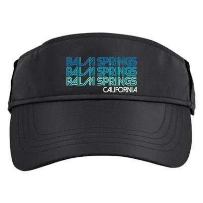 Retro Eighties Palm Springs California  Adult Drive Performance Visor