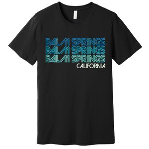 Retro Eighties Palm Springs California  Premium T-Shirt