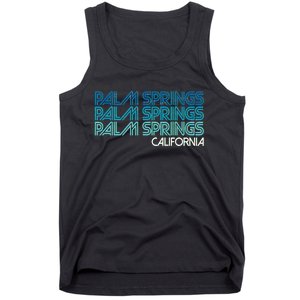 Retro Eighties Palm Springs California  Tank Top