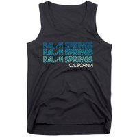 Retro Eighties Palm Springs California  Tank Top