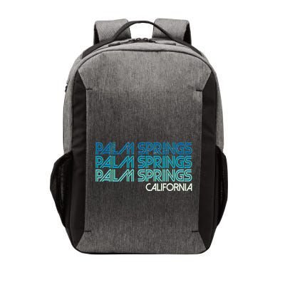 Retro Eighties Palm Springs California  Vector Backpack