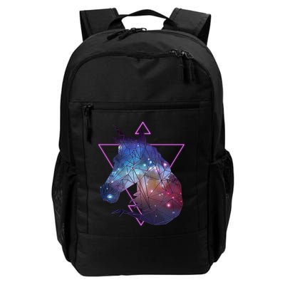 Retro Eighties Polygon Galaxy Unicorn Backpack