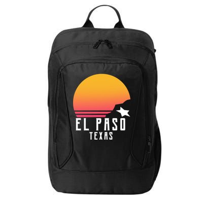 Retro El Paso Texas Sunset City Backpack