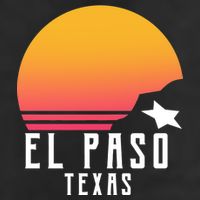Retro El Paso Texas Sunset Adult Drive Performance Visor