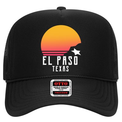 Retro El Paso Texas Sunset Trucker Hat