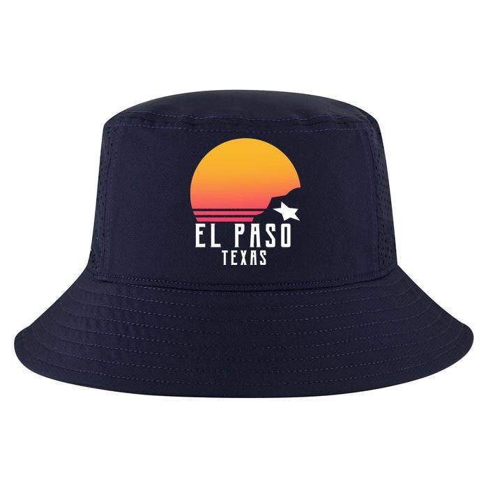 Retro El Paso Texas Sunset Cool Comfort Performance Bucket Hat