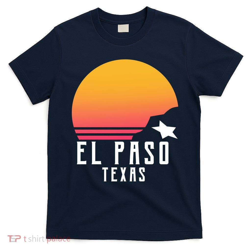 Retro El Paso Texas Sunset T-Shirt