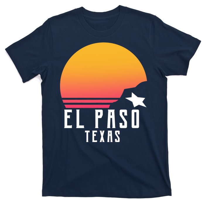 Retro El Paso Texas Sunset T-Shirt