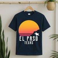 Retro El Paso Texas Sunset T-Shirt