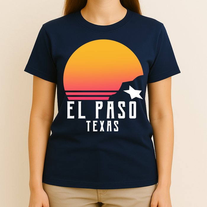 Retro El Paso Texas Sunset T-Shirt