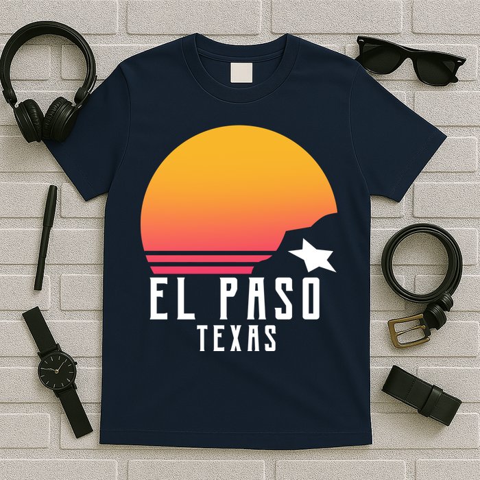 Retro El Paso Texas Sunset T-Shirt