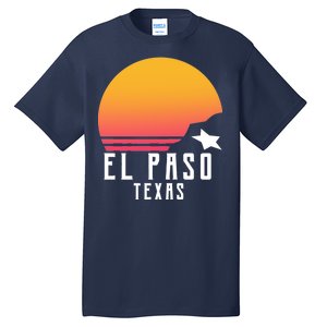 Retro El Paso Texas Sunset Tall T-Shirt