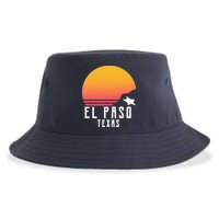 Retro El Paso Texas Sunset Sustainable Bucket Hat