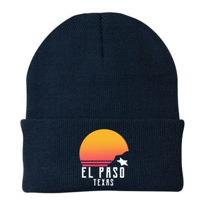 Retro El Paso Texas Sunset Beanie