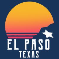 Retro El Paso Texas Sunset 16 in Basic Backpack